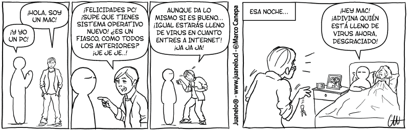 Mac vs <del>PC</del> Juanelo