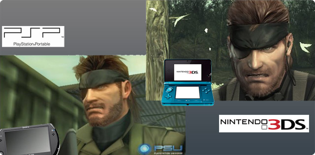 Metal Gear Solid 3DS vs PSP