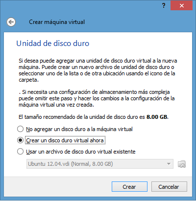 VirtualBox Disk